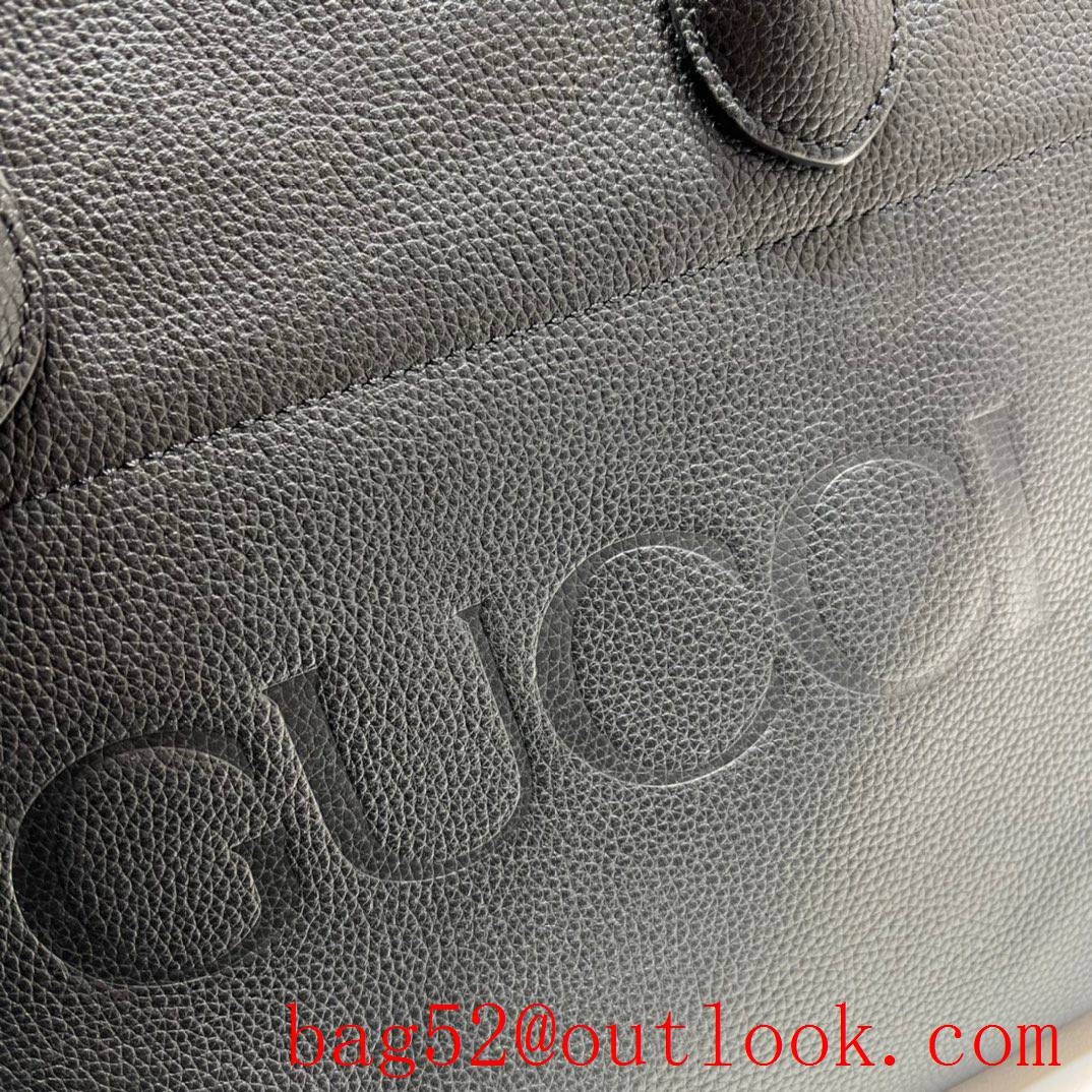 Gucci Small tote with brand logo black men bag