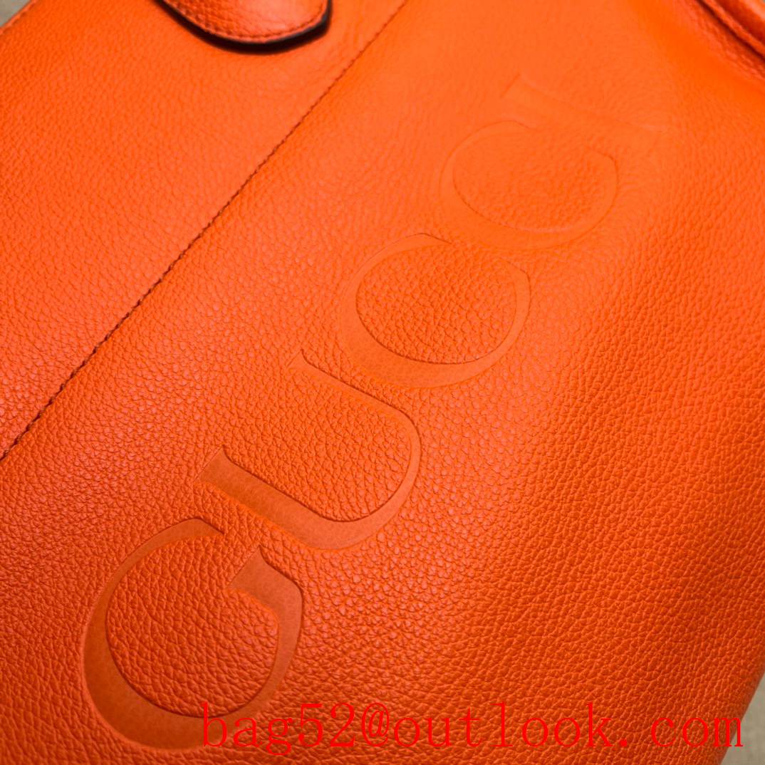 Gucci orange Small with logo tote bag 