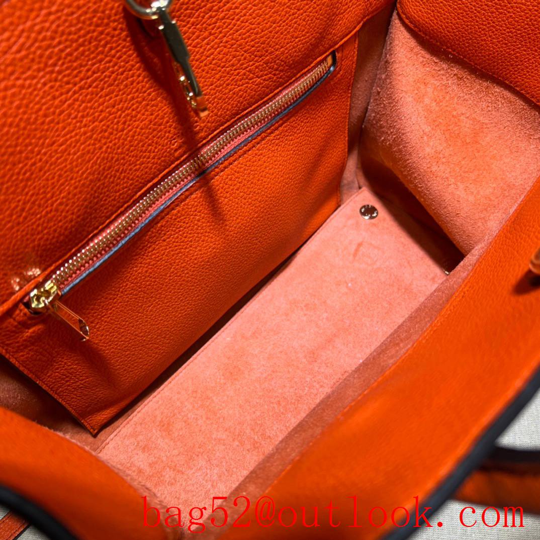 Gucci orange Small with logo tote bag 