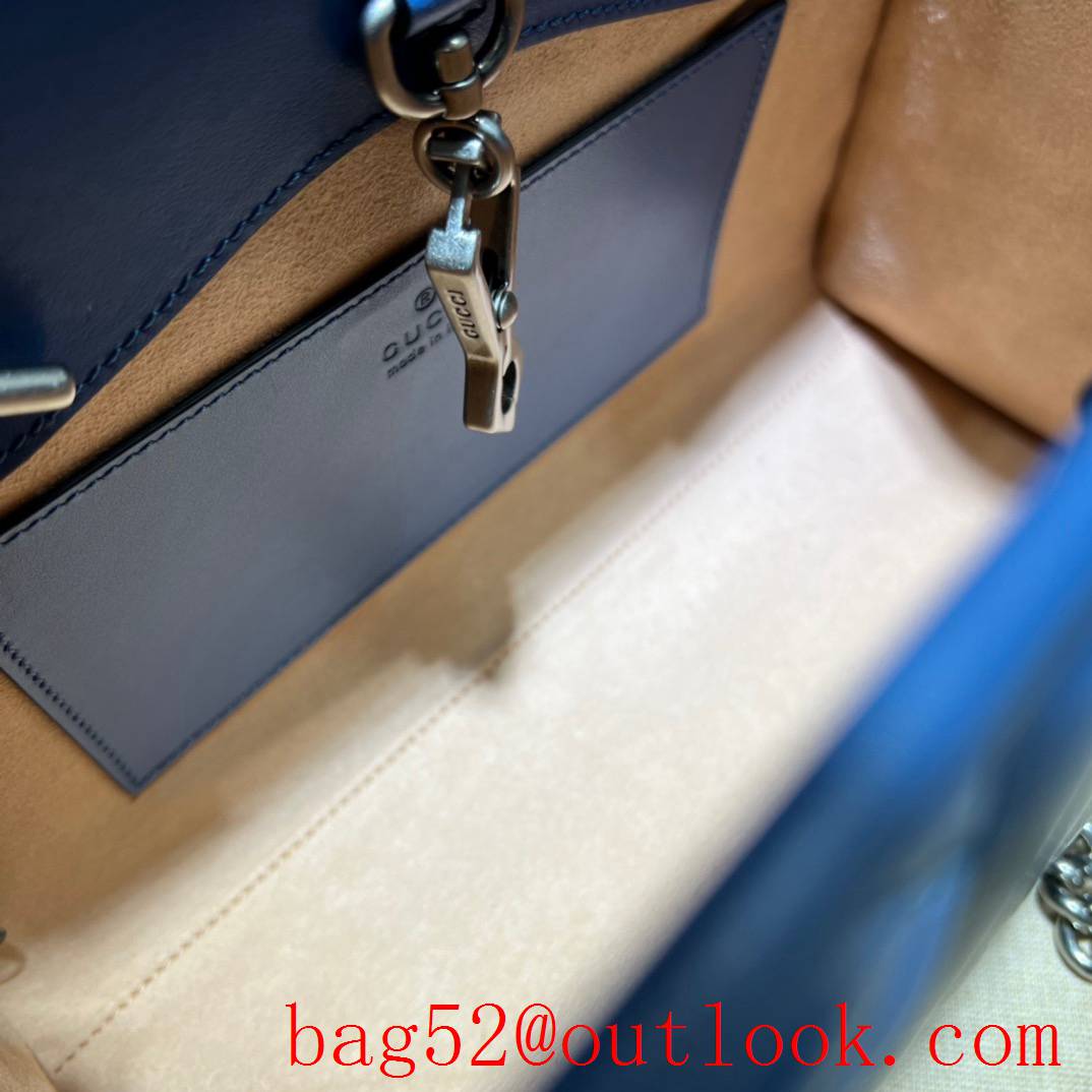 Gucci blue GG Marmont small quilted tote bag