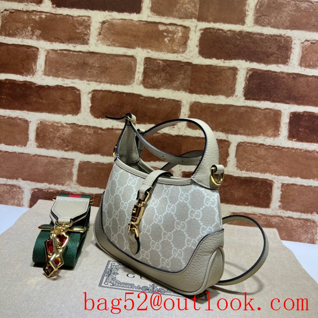 Gucci cream Jackie 1961 Mini GG Shoulder Bag