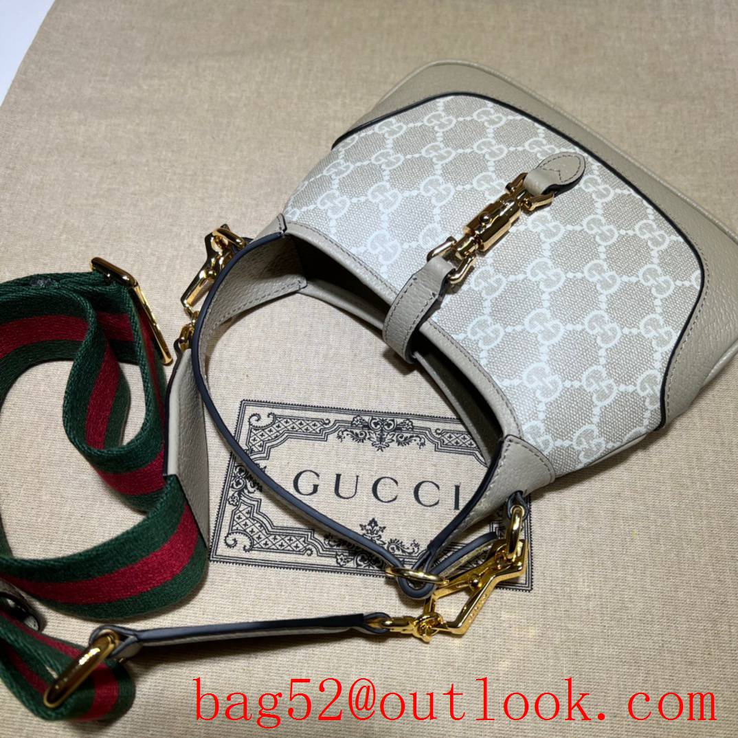 Gucci cream Jackie 1961 Mini GG Shoulder Bag