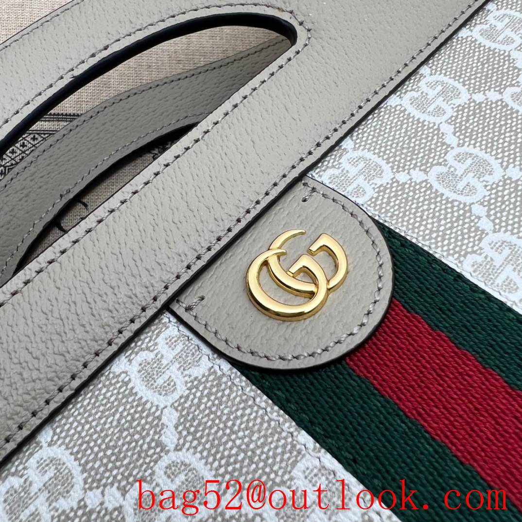 Gucci white Ophidia Web Small Tote Bag