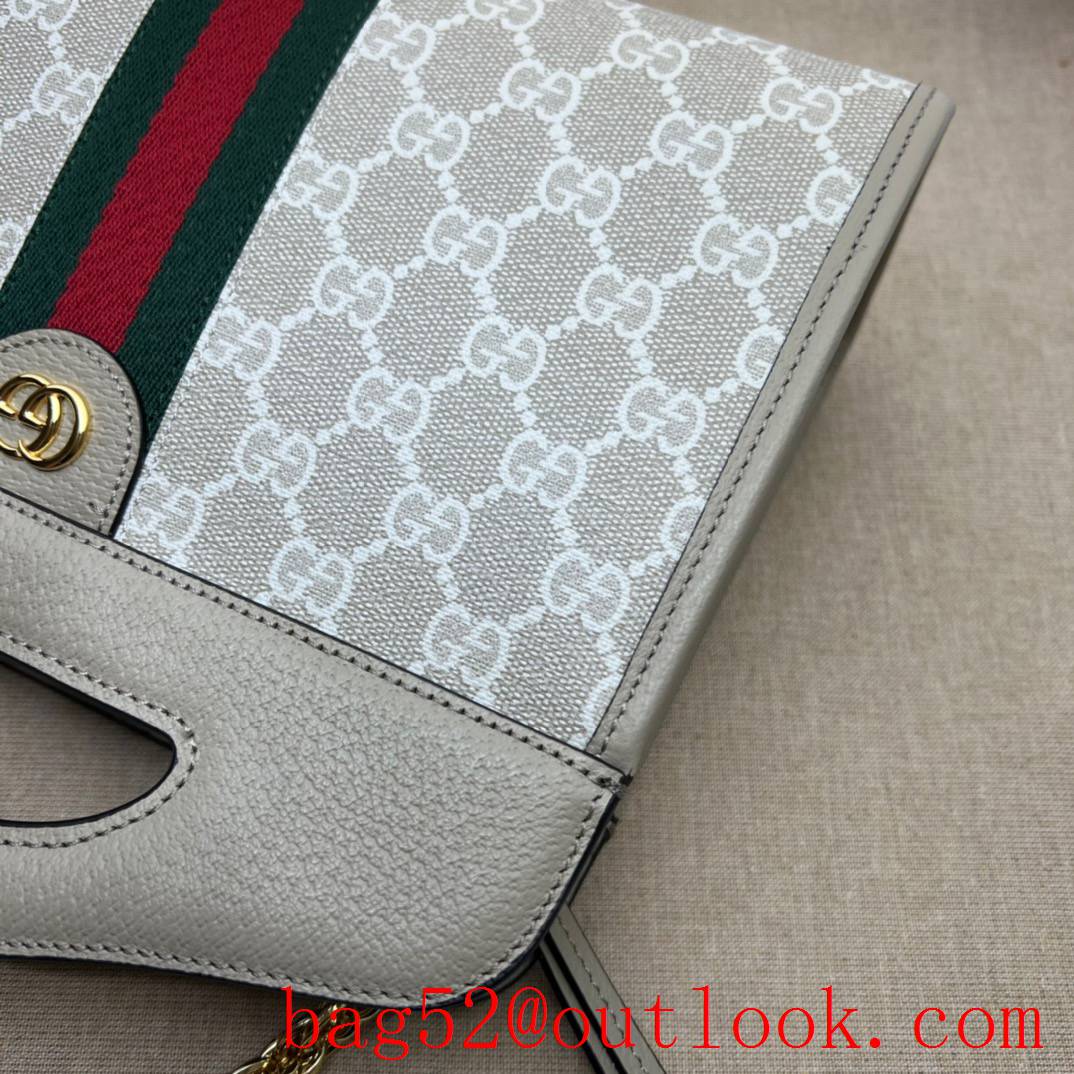 Gucci white Ophidia Web Small Tote Bag