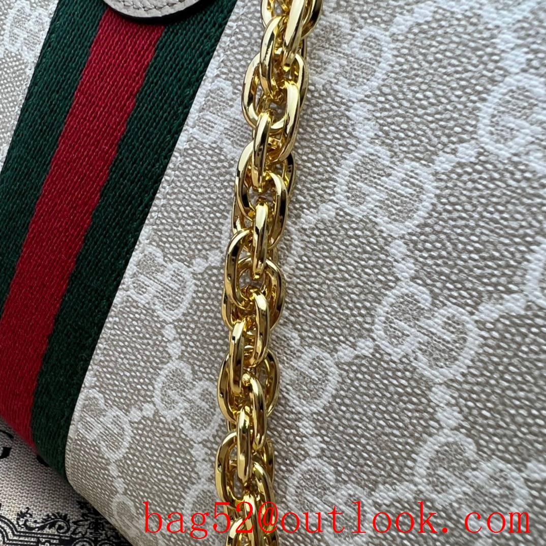 Gucci white Ophidia Web Small Tote Bag