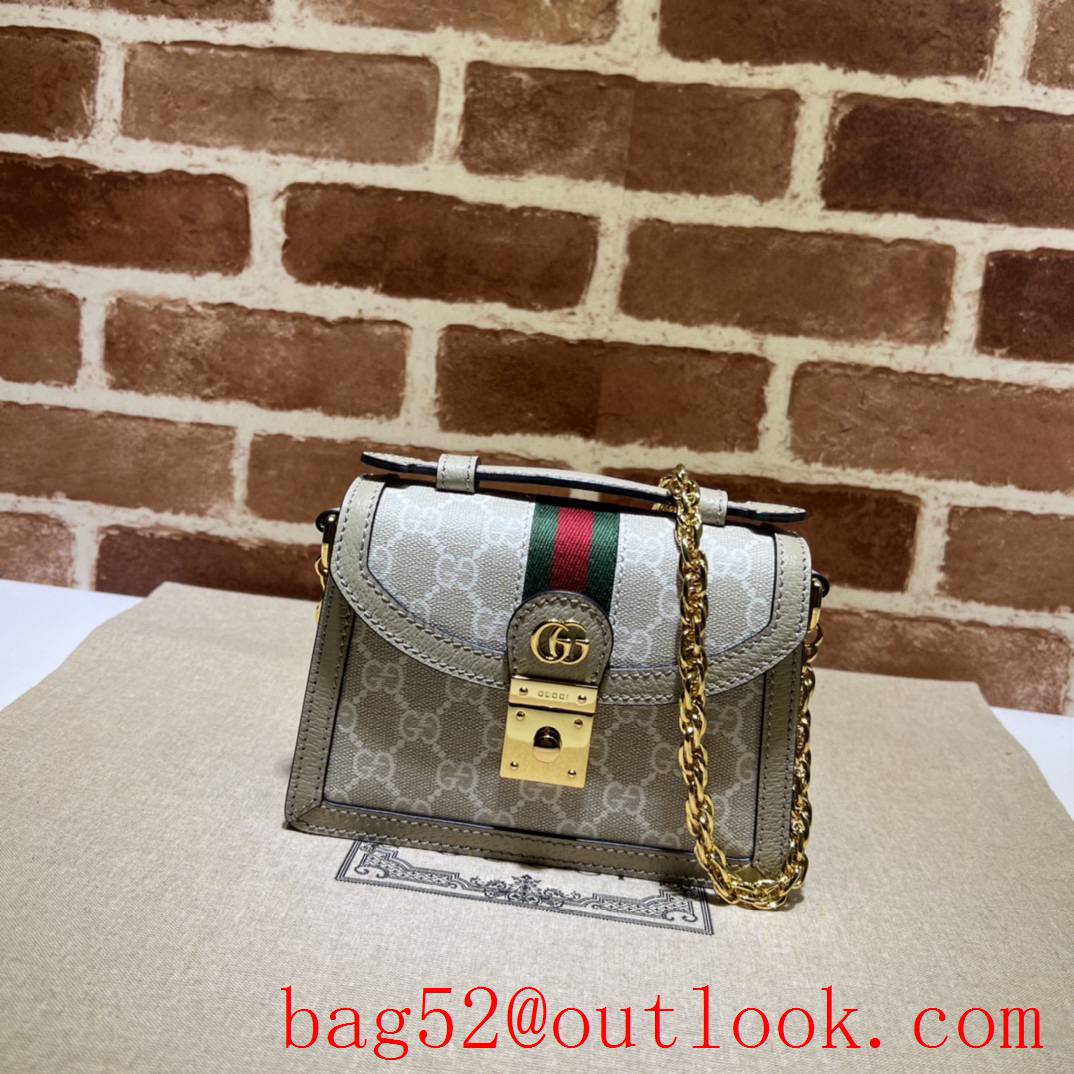 Gucci Ophidia Collection GG Mini Shoulder Bag gold Chain tote bag