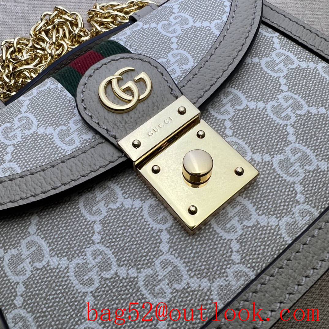 Gucci Ophidia Collection GG Mini Shoulder Bag gold Chain tote bag