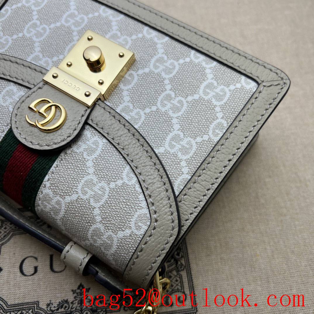 Gucci Ophidia Collection GG Mini Shoulder Bag gold Chain tote bag