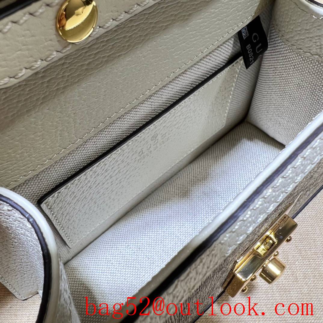 Gucci white Ophidia Collection GG Mini Shoulder Bag