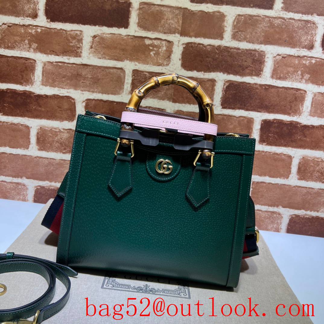Gucci Diana Bamboo Small green Tote bag