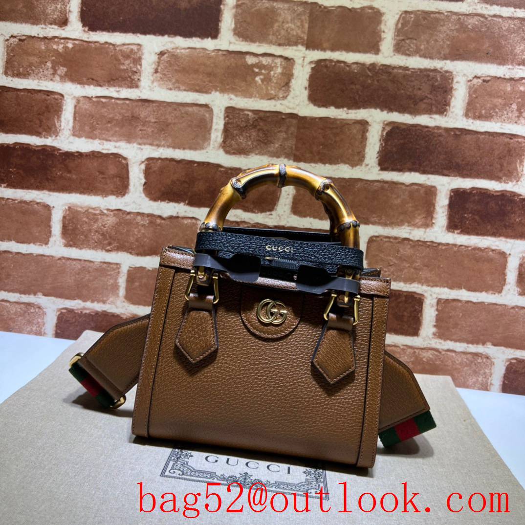 Gucci Diana Bamboo Mini Tote brown Bag