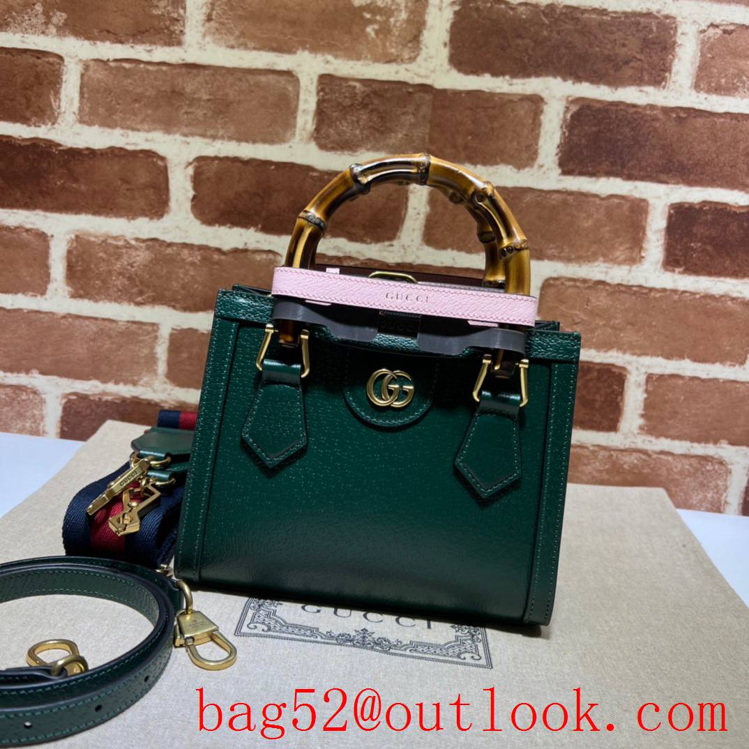 Gucci Diana Bamboo Mini Tote green Bag