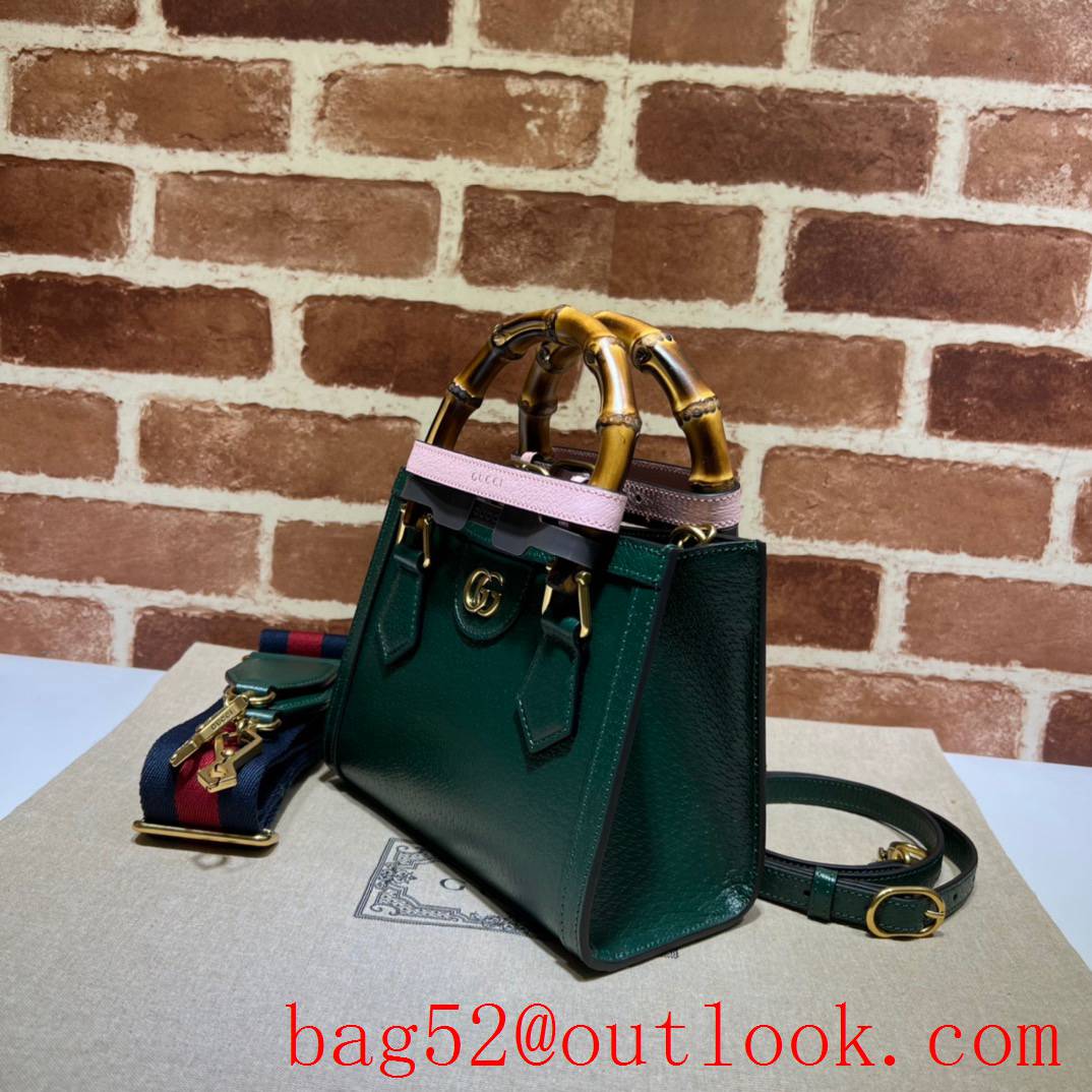 Gucci Diana Bamboo Mini Tote green Bag