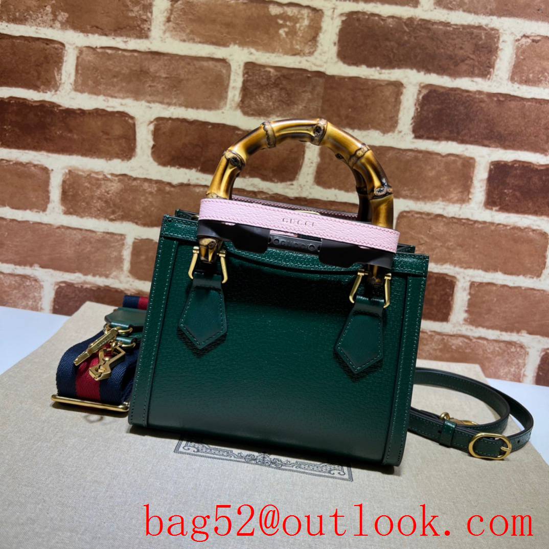 Gucci Diana Bamboo Mini Tote green Bag