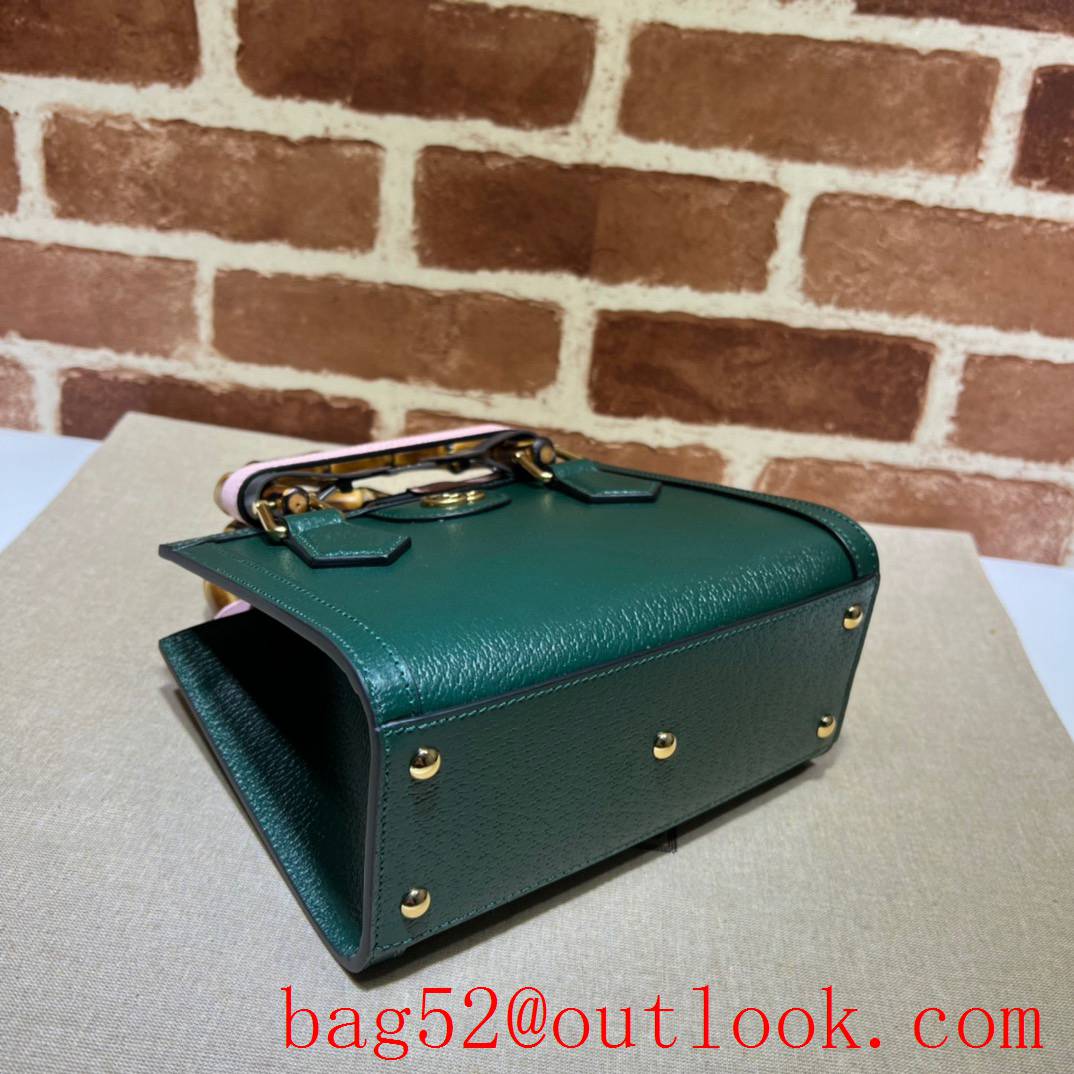 Gucci Diana Bamboo Mini Tote green Bag