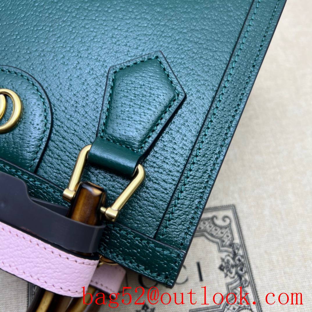 Gucci Diana Bamboo Mini Tote green Bag