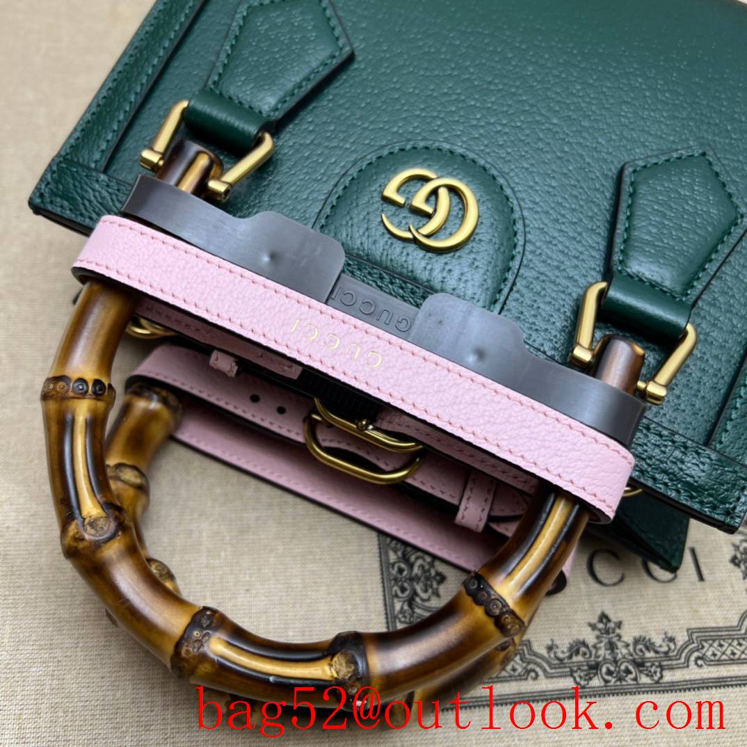 Gucci Diana Bamboo Mini Tote green Bag