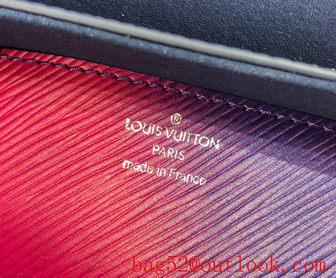 Louis Vuitton LV Twist Epi Leather Small Handbag Bag M59896 in Gradient Purple