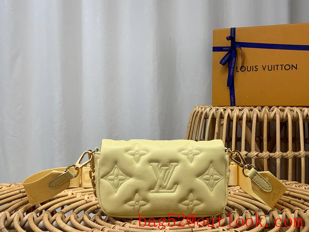 Louis Vuitton LV Wallet on Strap Bag Handbag with Monogram Calf Leather M81400 Yellow