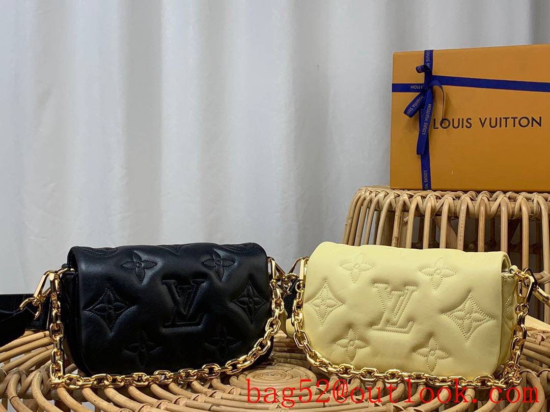 Louis Vuitton LV Wallet on Strap Bag Handbag with Monogram Calf Leather M81400 Yellow