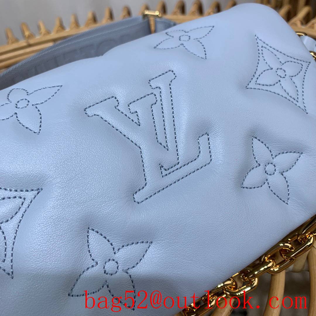 Louis Vuitton LV Wallet on Strap Bag Handbag with Monogram Calf Leather M81399 Blue