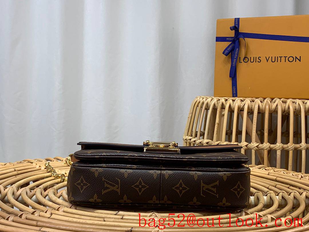 Louis Vuitton LV Marceau Chain Bag Handbag with Monogram Canvas and Leather M46127 Brown