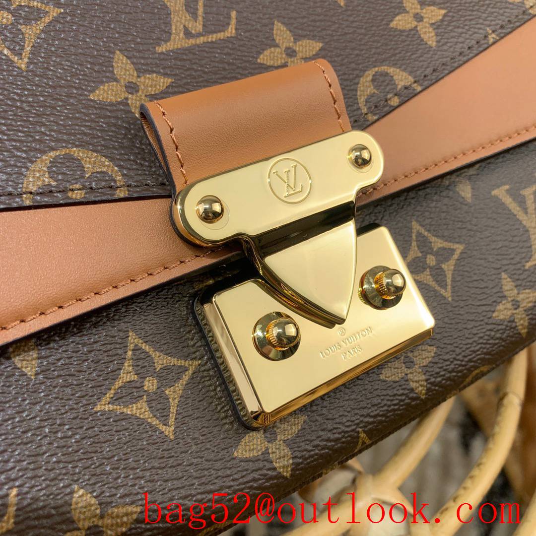 Louis Vuitton LV Marceau Chain Bag Handbag with Monogram Canvas and Leather M46127 Brown