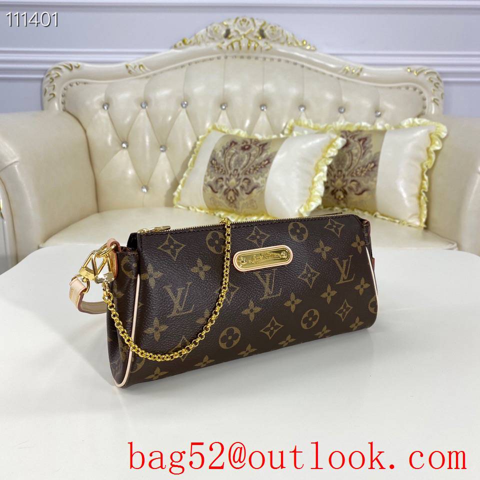 Louis Vuitton LV Eva Shoulder Bag Handbag with Monogram Canvas M95567 Brown