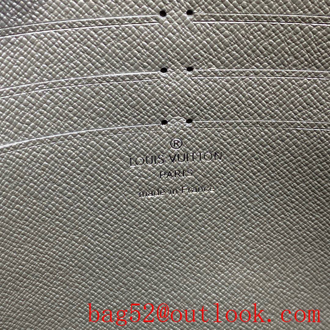 Louis Vuitton LV Men Pochette Voyage Clutch Bag with Monogram Canvas M30840 Gray