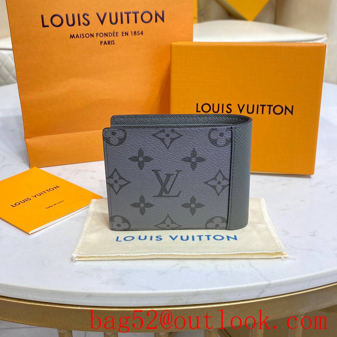 Louis Vuitton LV Men Multiple Wallet Purse with Monogram Canvas and Leather M30843