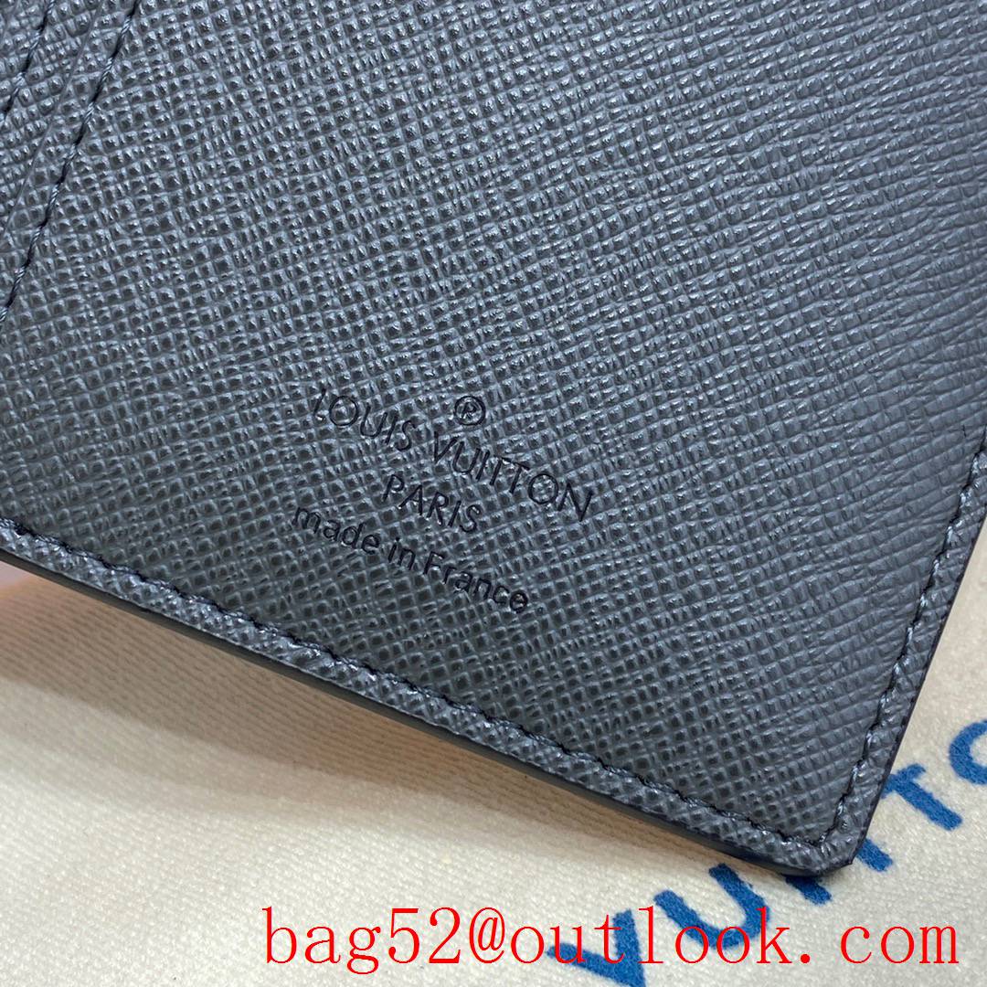 Louis Vuitton LV Men Brazza Wallet Purse with Monogram Canvas and Leather M30842