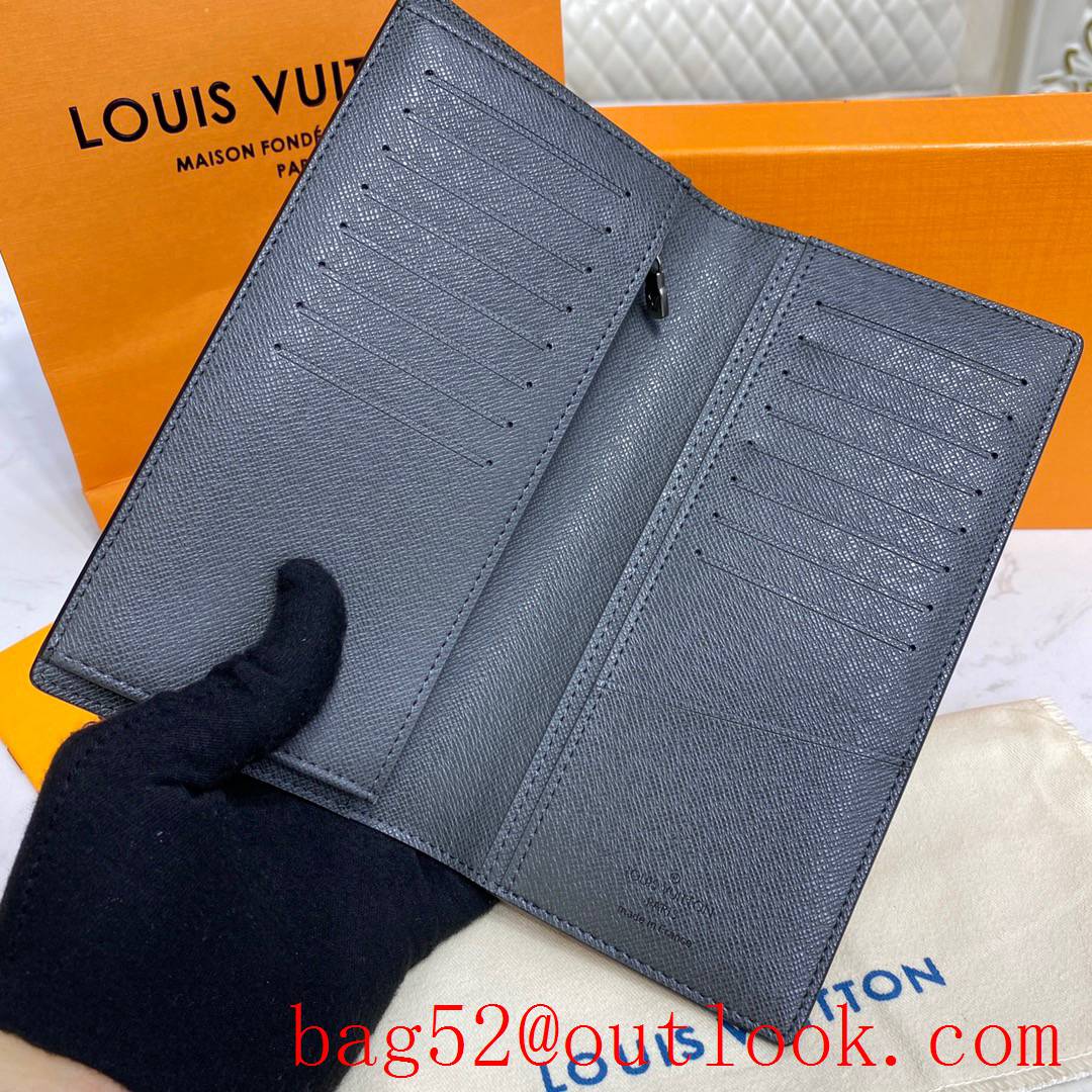 Louis Vuitton LV Men Brazza Wallet Purse with Monogram Canvas and Leather M30842