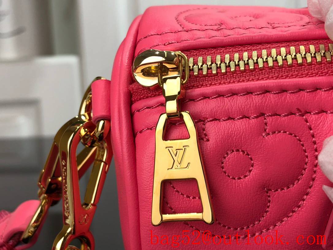 Louis Vuitton LV Monogram Calf Leather Papillon BB Bag Handbag M59826 Rose Pink