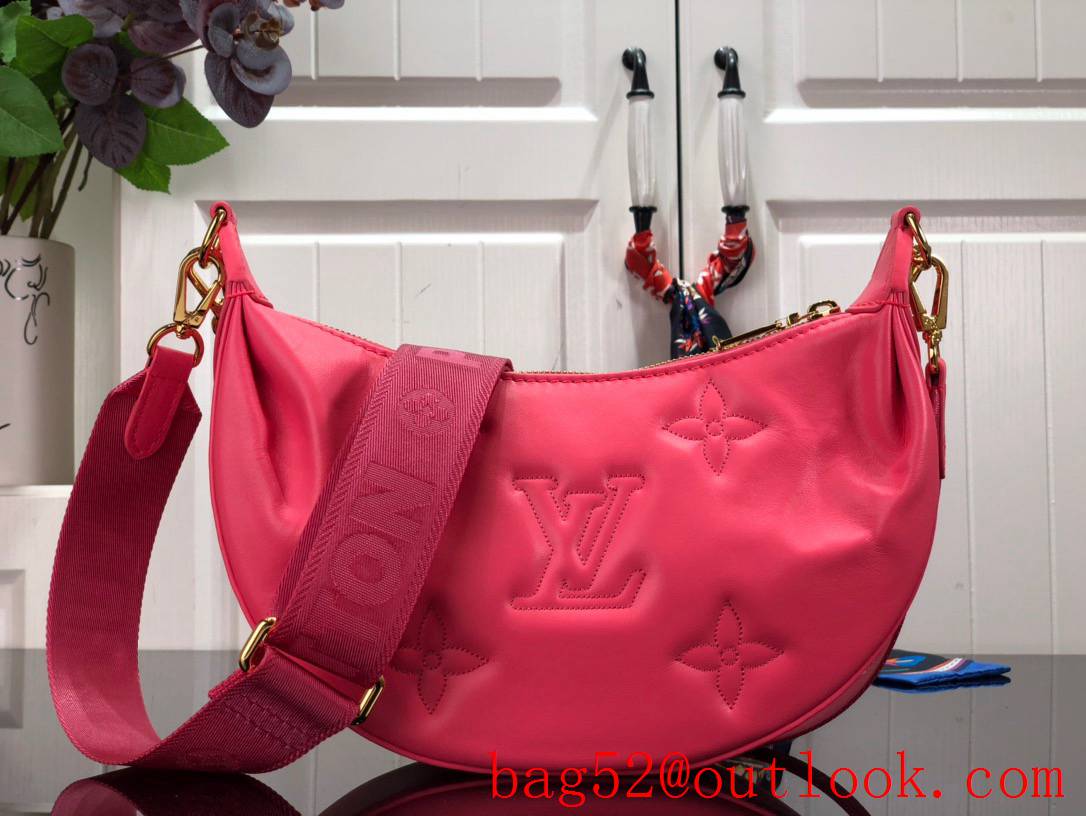 Louis Vuitton LV Monogram Calf Leather Over the Moon Bag Handbag M59915 Rose