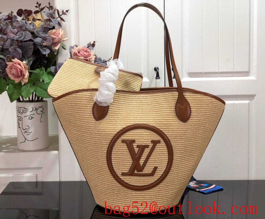 Louis Vuitton LV Saint Jacques Tote Bucket Bag Handbag M59963 in Brown