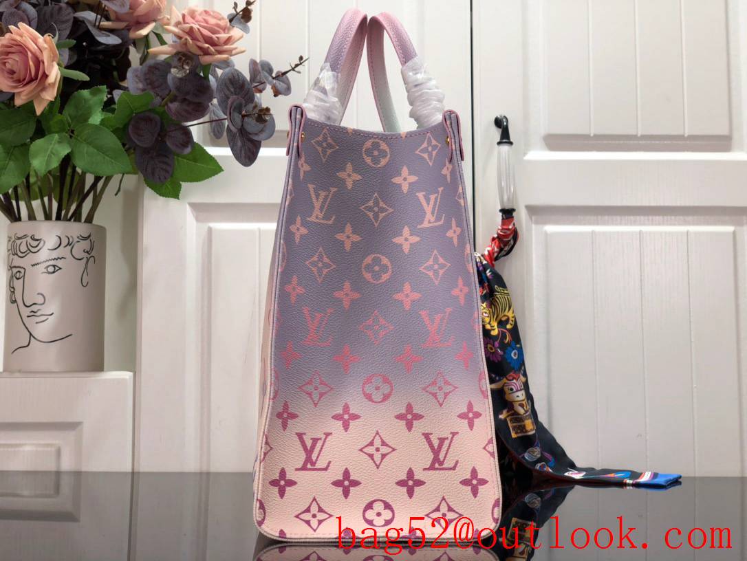 Louis Vuitton LV Monogram OnTheGo Medium Tote Bag Handbag M20510 in Gradient Color