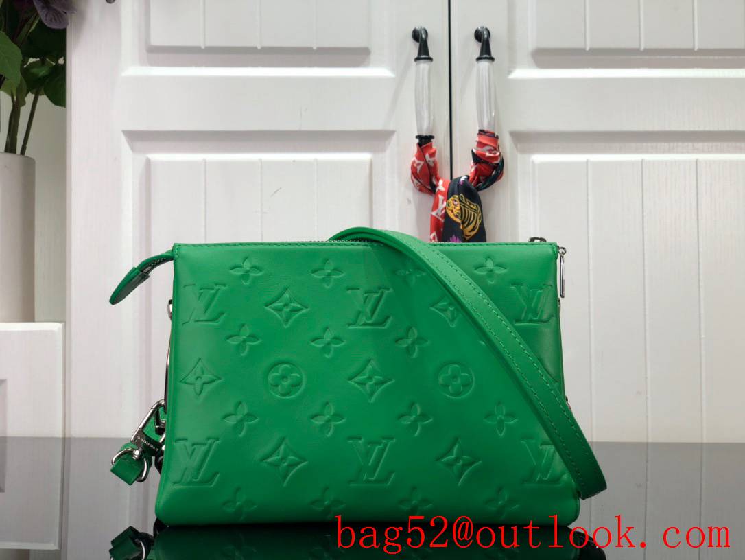 Louis Vuitton LV Monogram Lambskin Leather Coussin Mini Bag Handbag M57796 Green