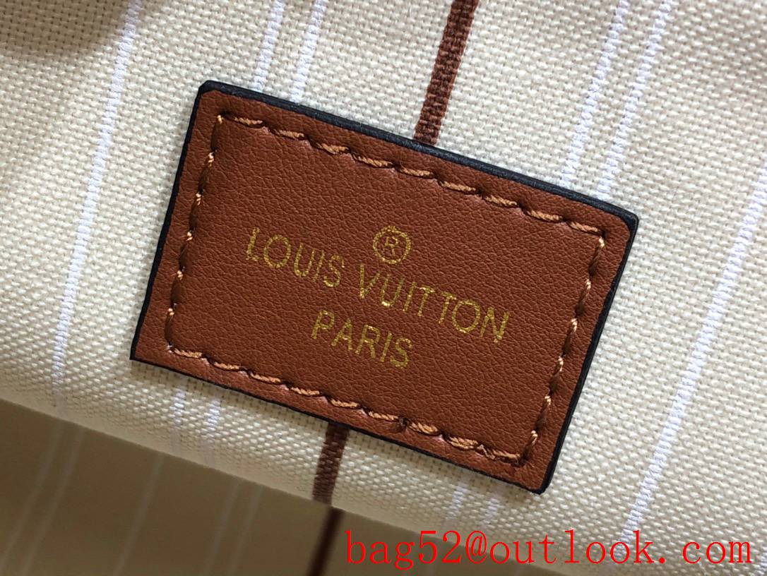 Louis Vuitton LV Monogram Canvas On My Side Small Tote Bag Handbag M59905 Brown