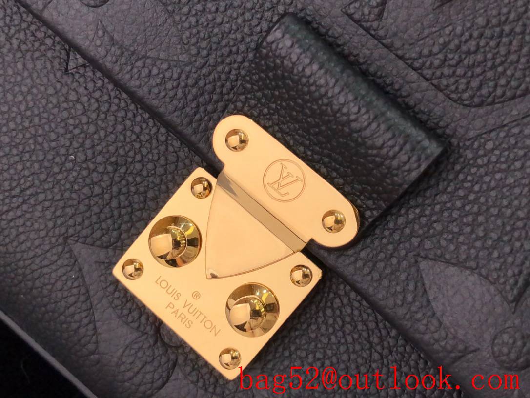 Louis Vuitton LV Monogram Empreinte Leather Madeleine Medium Bag Handbag M45976 Black