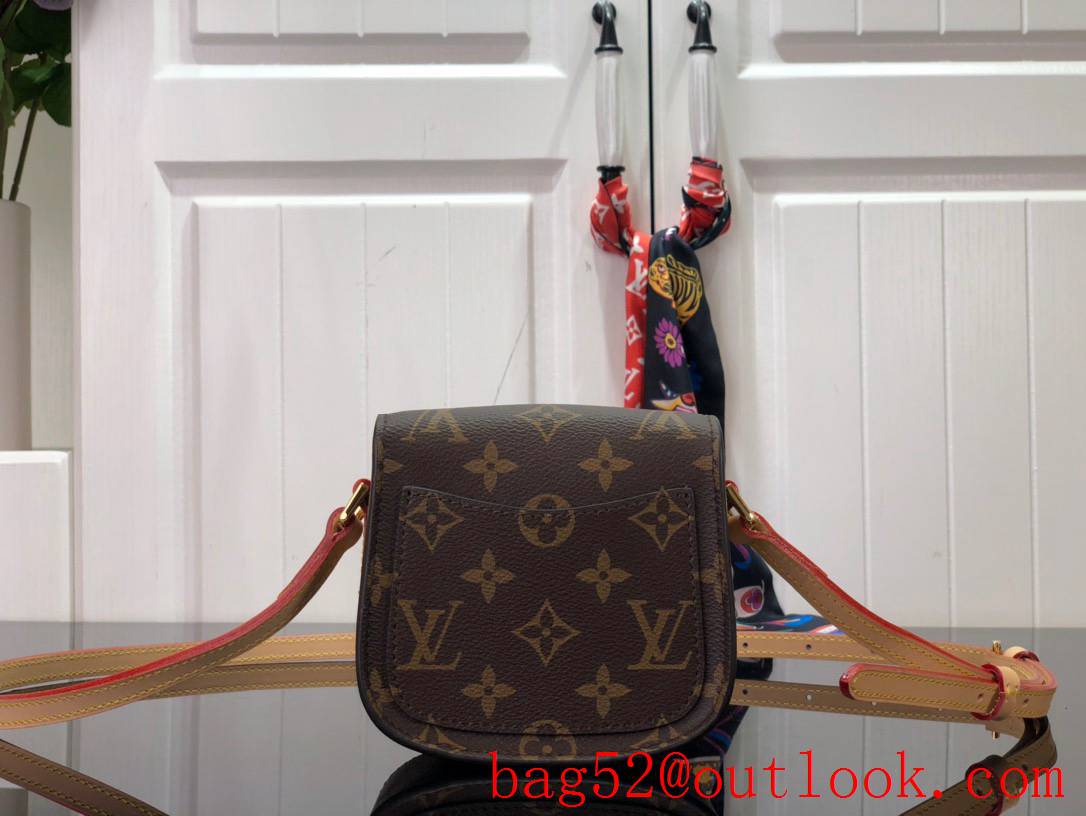 Louis Vuitton LV Monogram Canvas Saint Cloud Mini Messenger Bag M51244 Brown