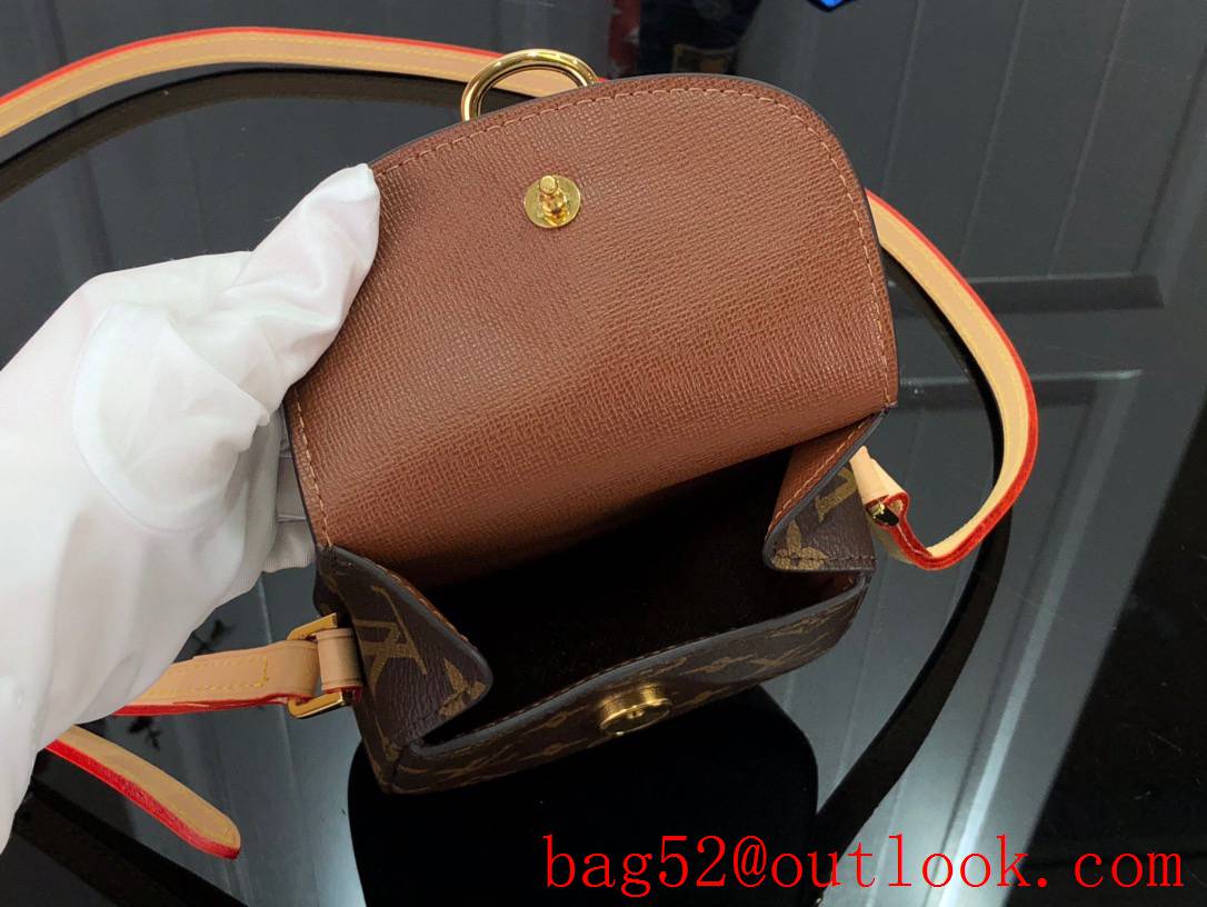 Louis Vuitton LV Monogram Canvas Saint Cloud Mini Messenger Bag M51244 Brown