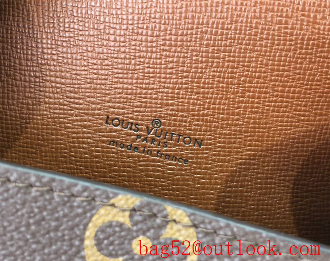 Louis Vuitton LV Monogram Canvas Saint Cloud Mini Messenger Bag M51244 Brown