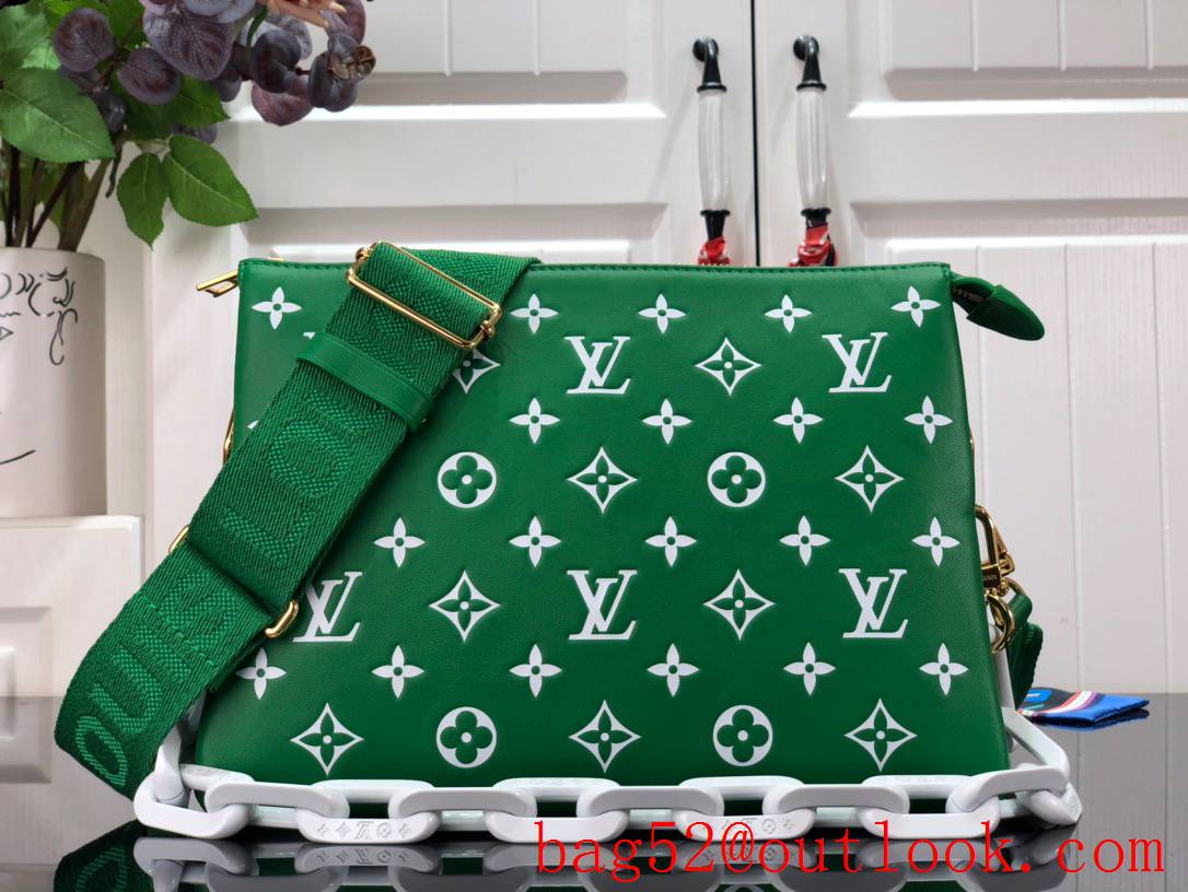 Louis Vuitton LV Coussin Small Bag Handbag with Monogram Lambskin M20760 Green