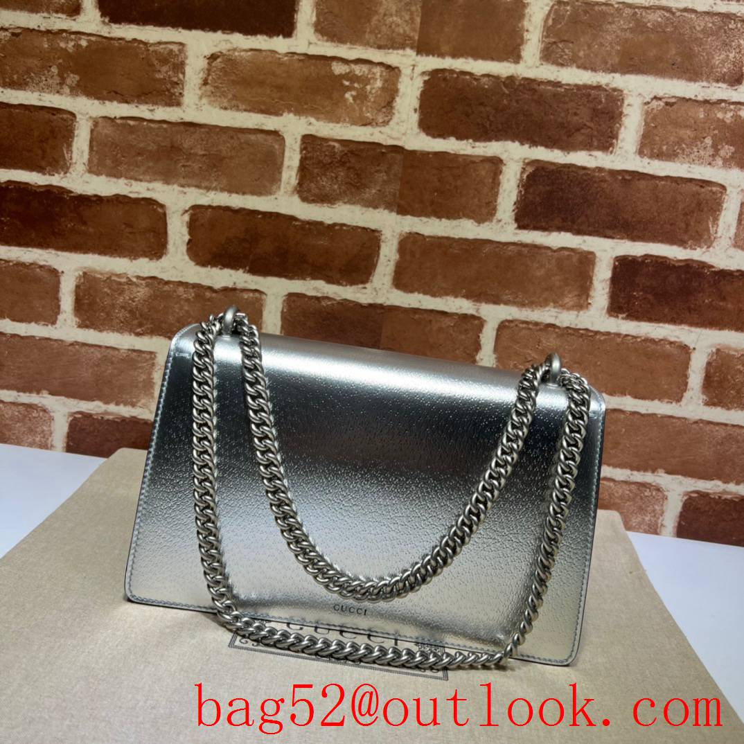 Gucci Dionysus Small GG Shoulder sliver shoulder handbag bag