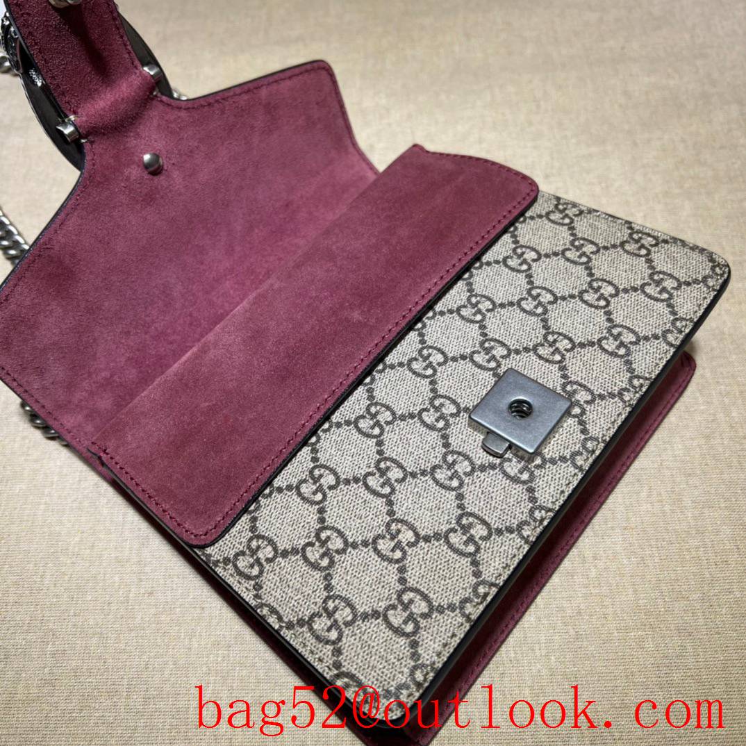 Gucci Dionysus GG Supreme canvas shoulder handbag bag