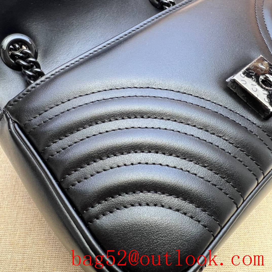 Gucci GG Marmont quilted mini black handbag bag