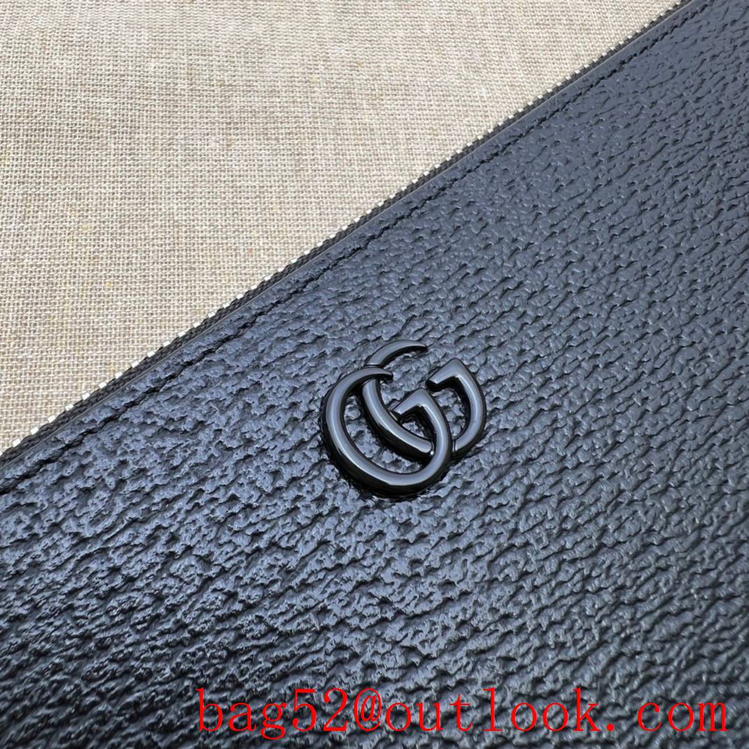 Gucci black large men clutch handbag bag