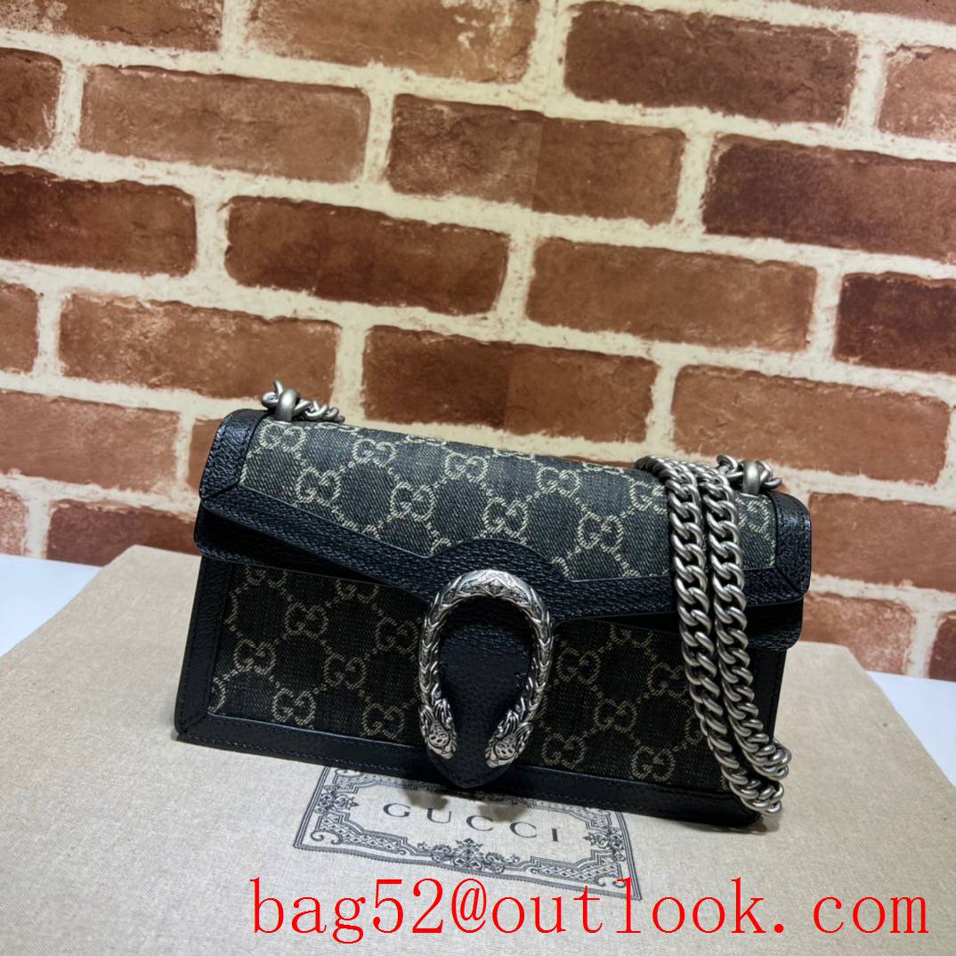 Gucci black Dionysus Small GG Shoulder handbag bag