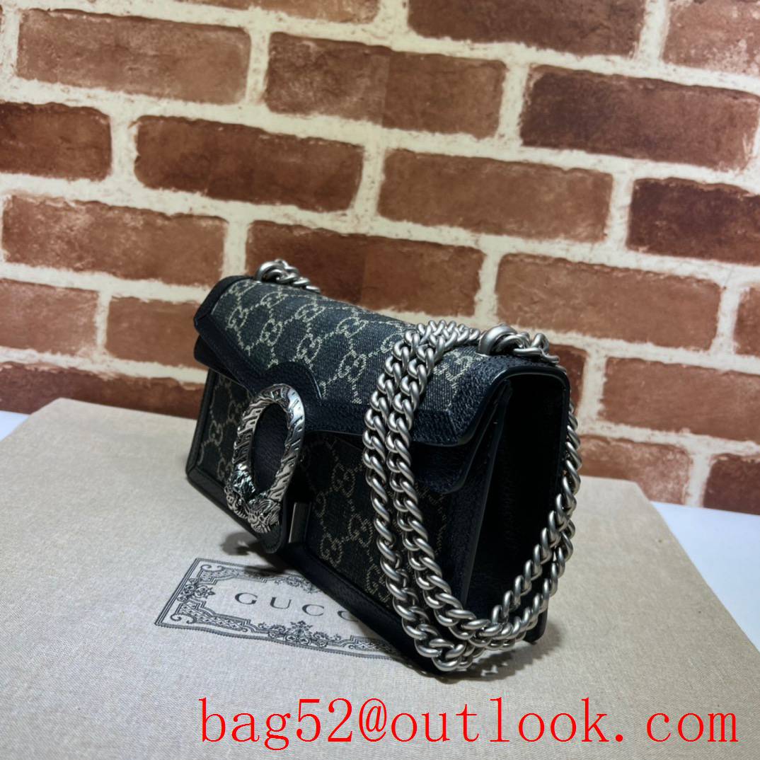 Gucci black Dionysus Small GG Shoulder handbag bag