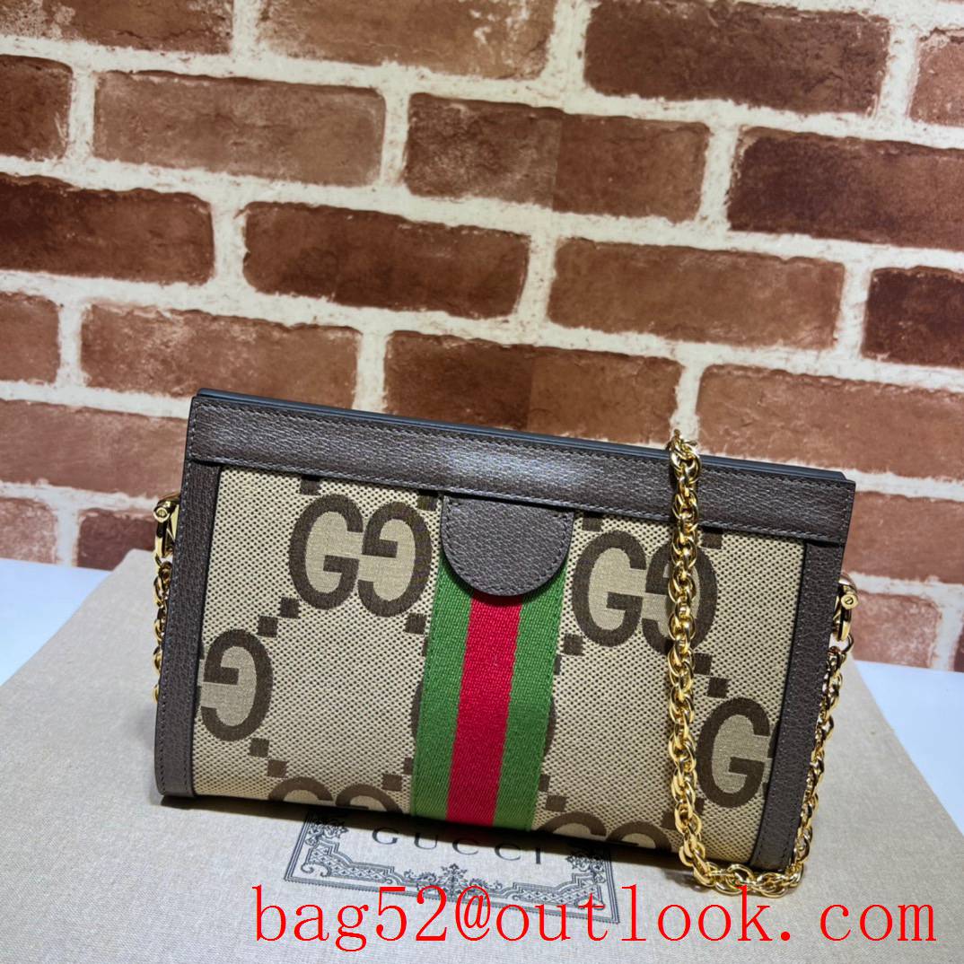 Gucci Ophidia Super Double G Small Shoulder brown women handbag bag
